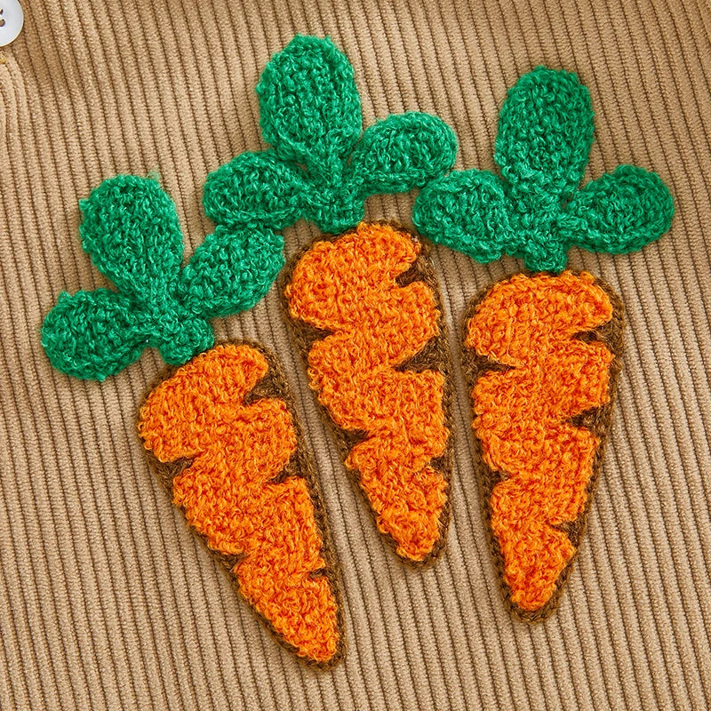 Carrot Patch Corduroy Romper