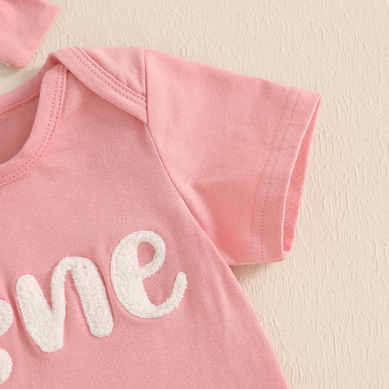One Daisy Flare Set | Baby Girl First Birthday Outfit - Lulu Babe