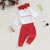 Be Merry Christmas Set | Festive Baby Outfit for Girls - Lulu Babe