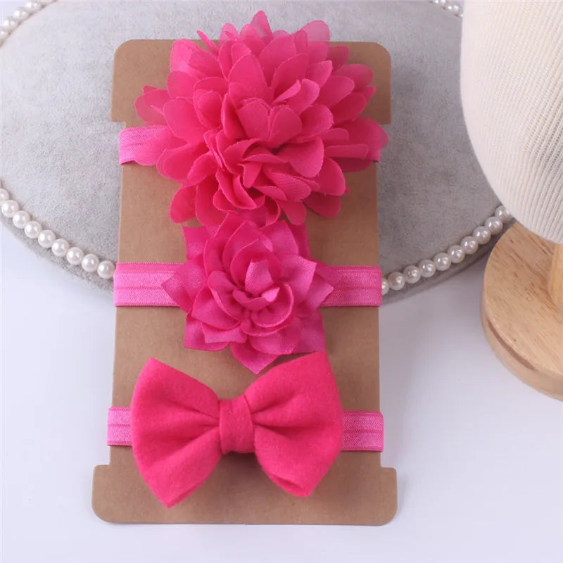 Flower Baby Headband Set