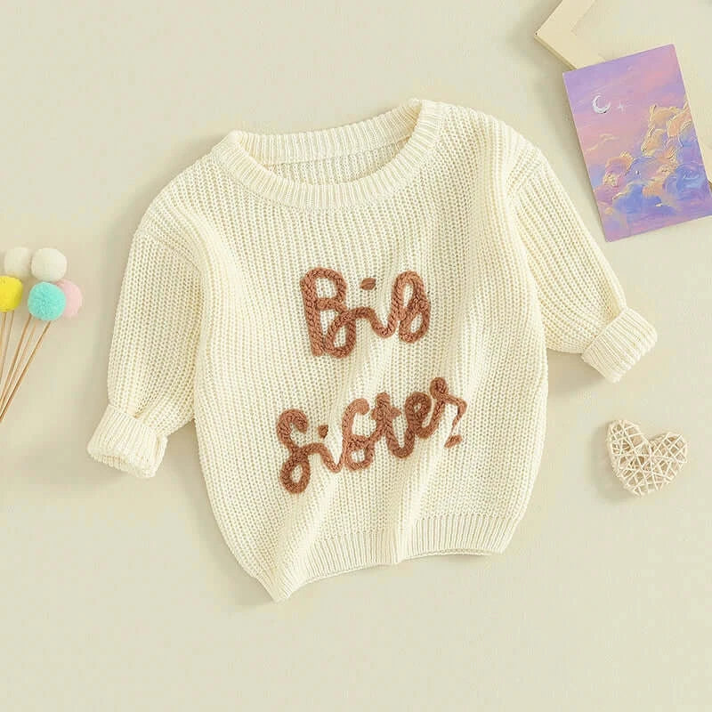 Big Sister Jumper | Matching Outfits for Big Sister Announcement - Lulu Babe