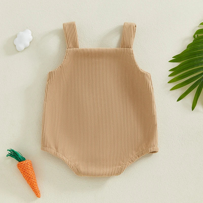 Carrot Patch Corduroy Romper