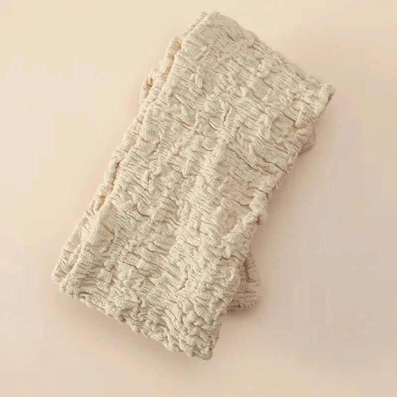 Back view of Serenity baby bow headband