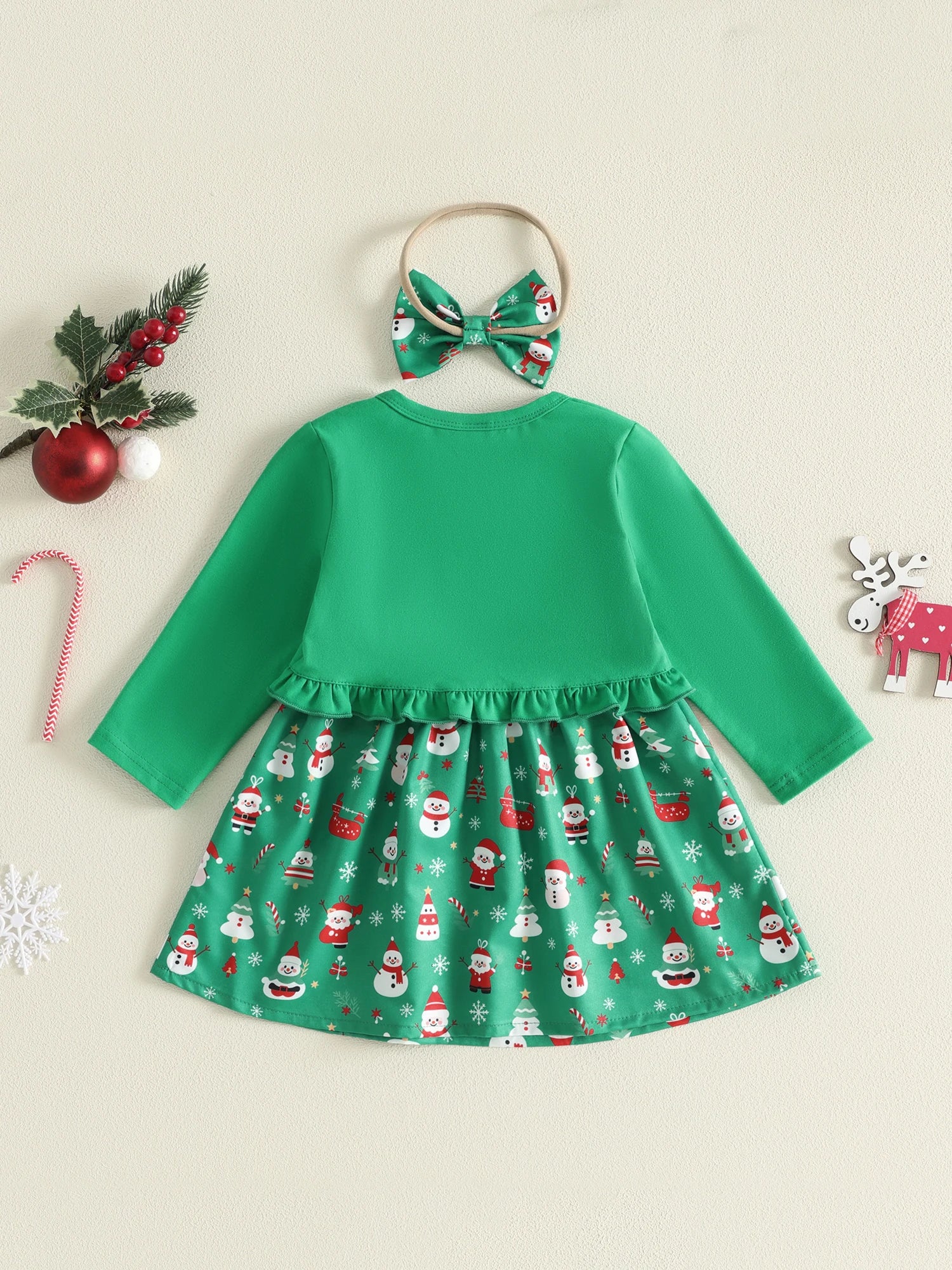 Christmas Dress & Bolero Set
