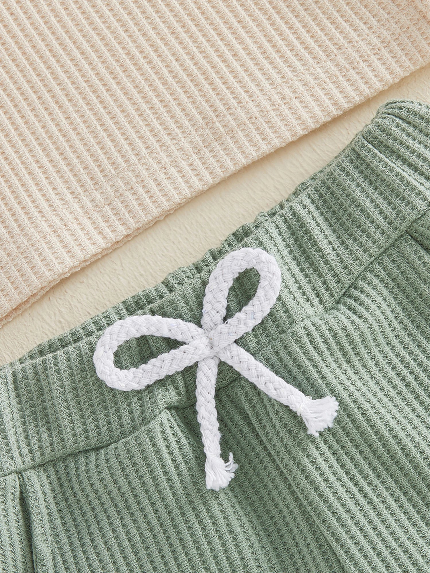 Closeup Auntie's Lil Dude baby boy outfit set
