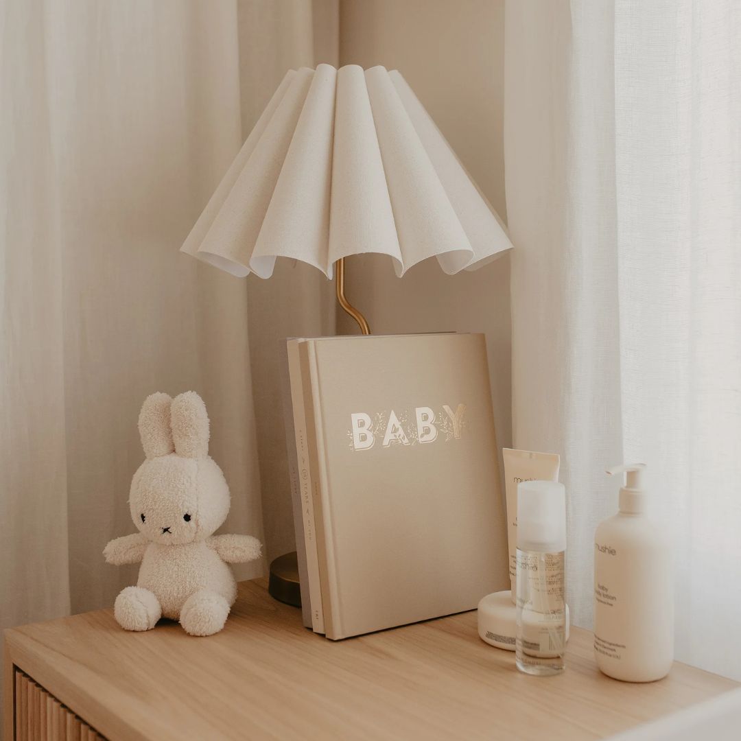 Baby Memory Book Biscuit | Personalised Baby Keepsake Journal for Milestones