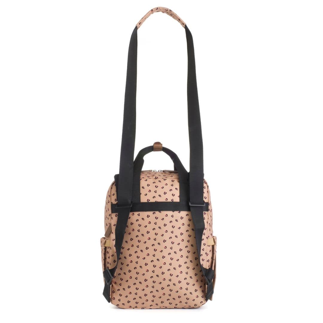 Babymel Georgi Eco Backpack Nappy Bag Caramel Leopard