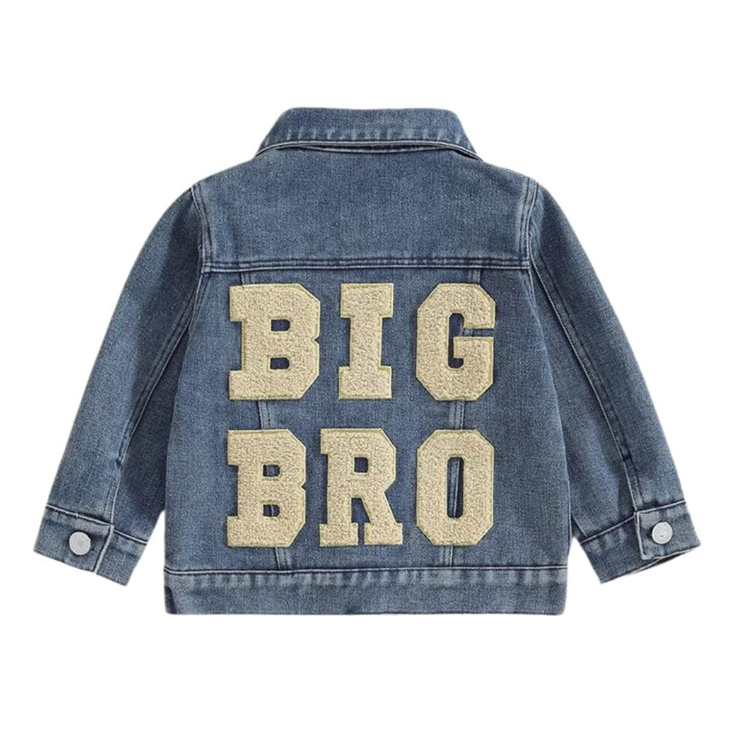 Big Bro Denim Jacket for big brother - sibling matching outfit