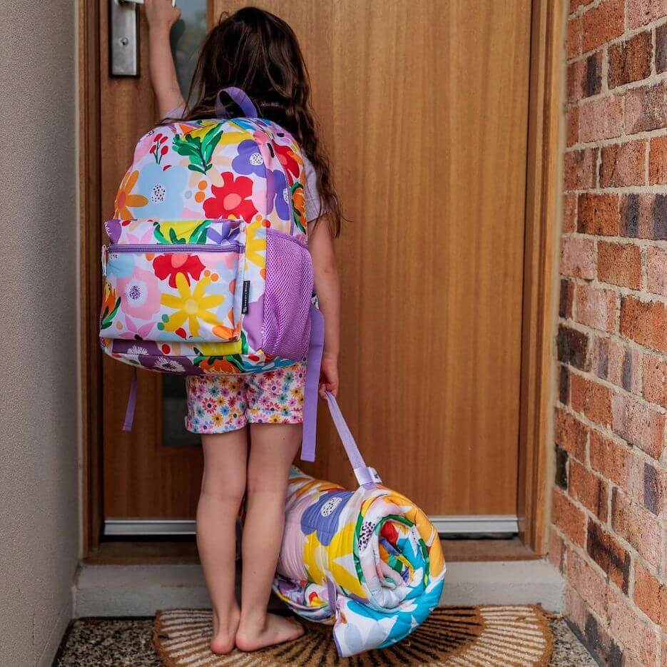 Bloom Large Kids Backpack | Vibrant Floral School Backpack - Morgy and Wills