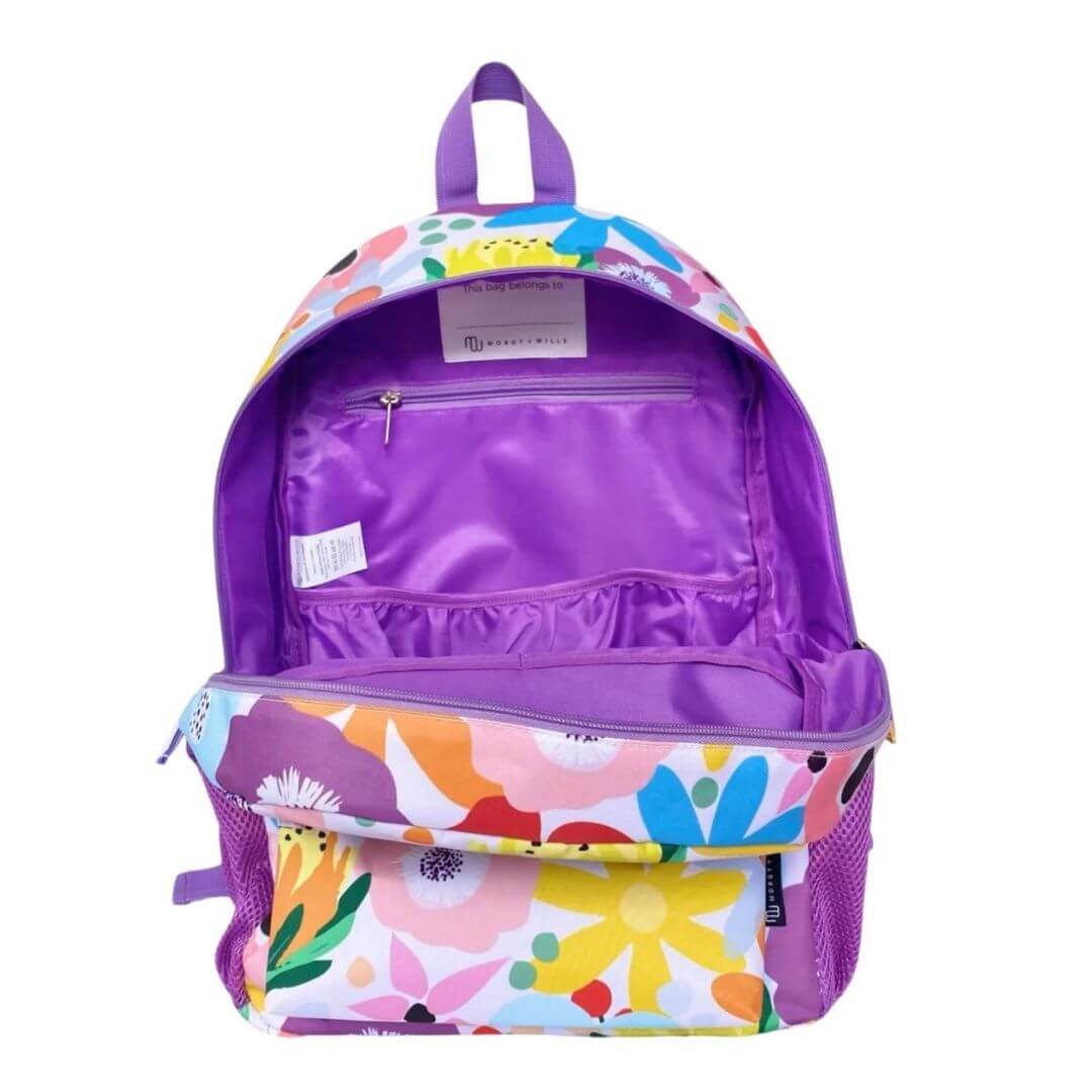 Bloom Large Kids Backpack | Vibrant Floral School Backpack - Morgy and Wills