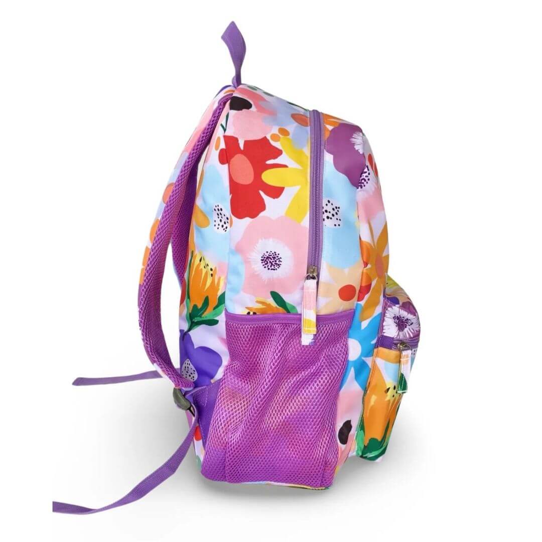 Bloom Large Kids Backpack | Vibrant Floral School Backpack - Morgy and Wills
