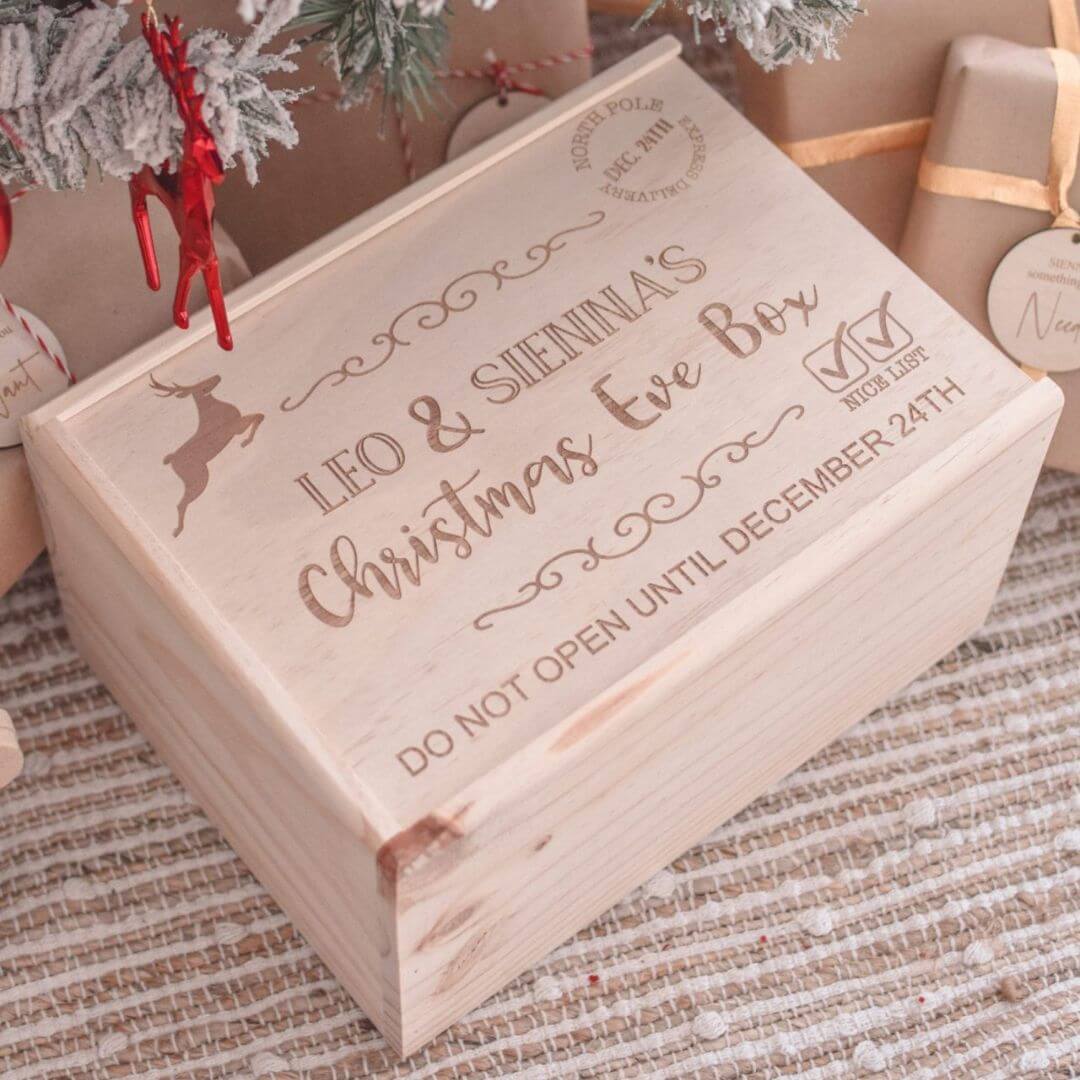 Christmas Box Australia | Personalised Wooden Box