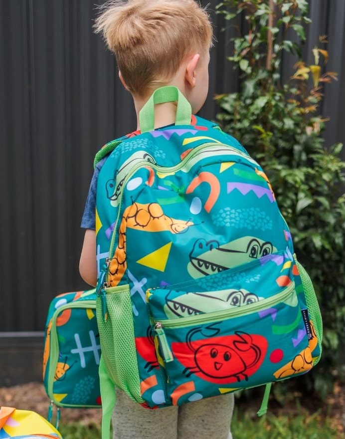 Crocodile Backpack & Lunch Bag Bundle