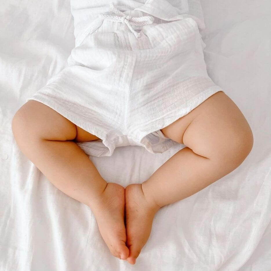 Muslin Toddler Outfit | Unisex Matching Top & Shorts Set - Lulu Babe