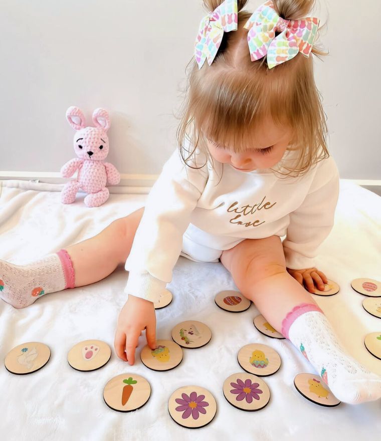 Wooden Easter Memory Game | Fun Matching Game for Kids