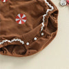 Gingerbread Baby Romper