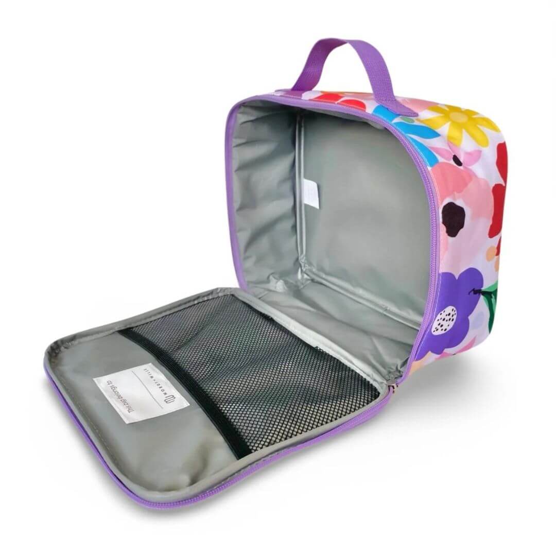 Kids Floral Lunch Bag | Fun & Bold Print - Morgy and Wills