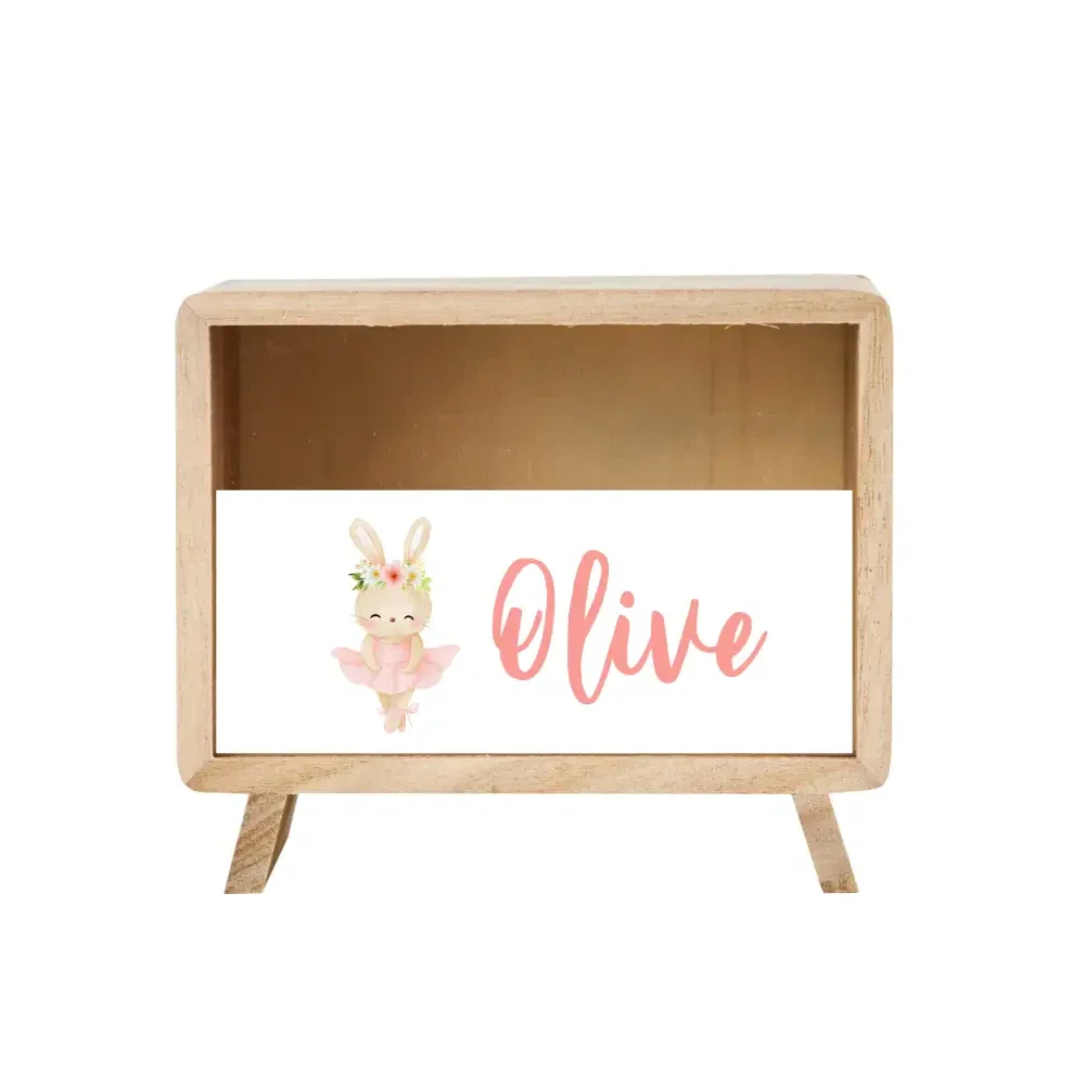 Personalised Wooden Money Box