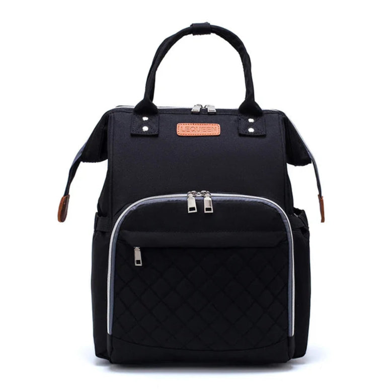 Black nappy backpack