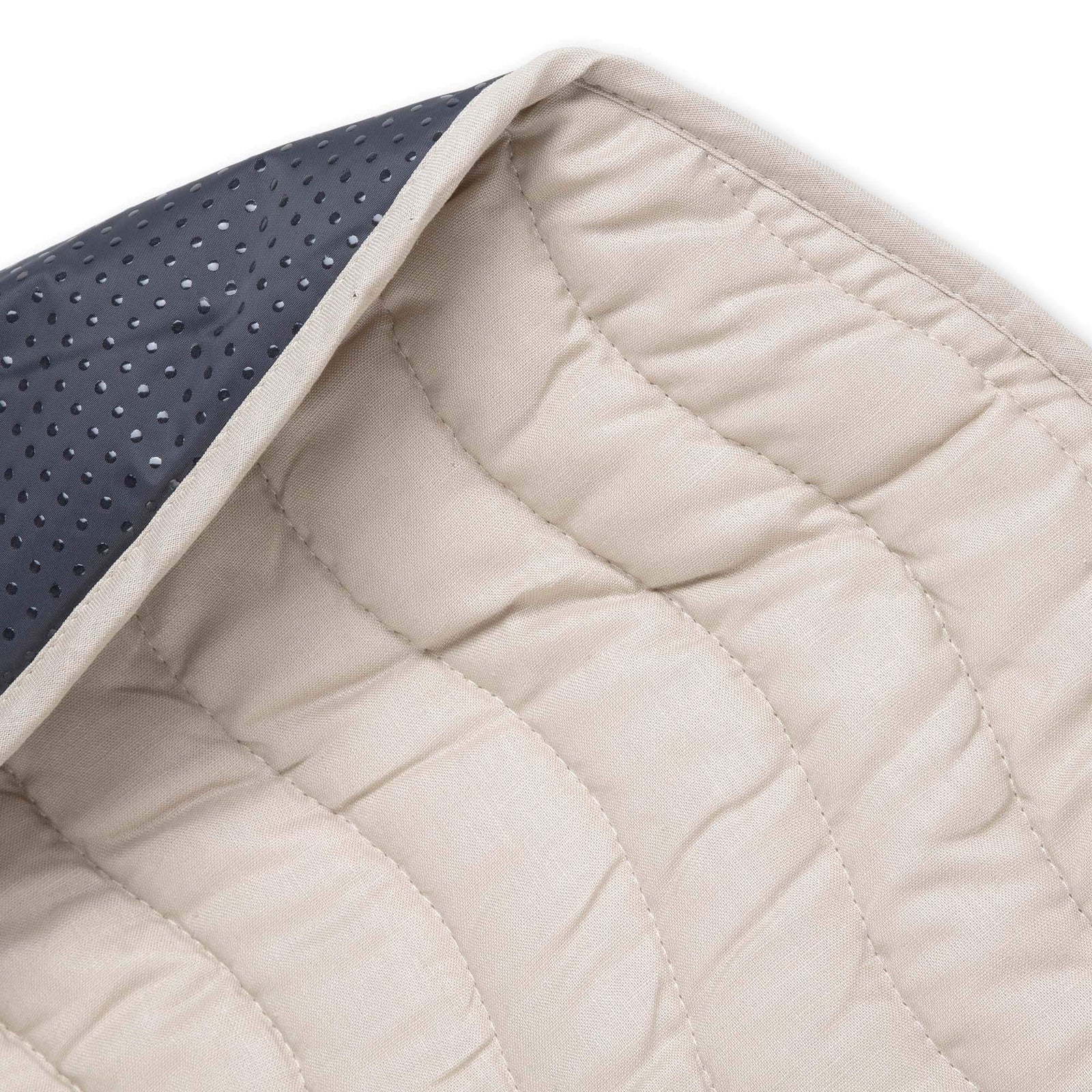 Linen Baby Play Mat in wheat colour | Waterproof & Washable - Lulu Babe