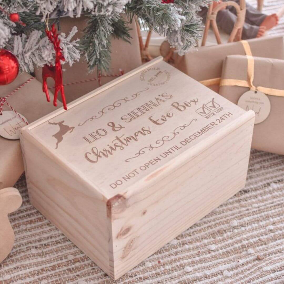 Christmas Box Australia | Personalised Wooden Box