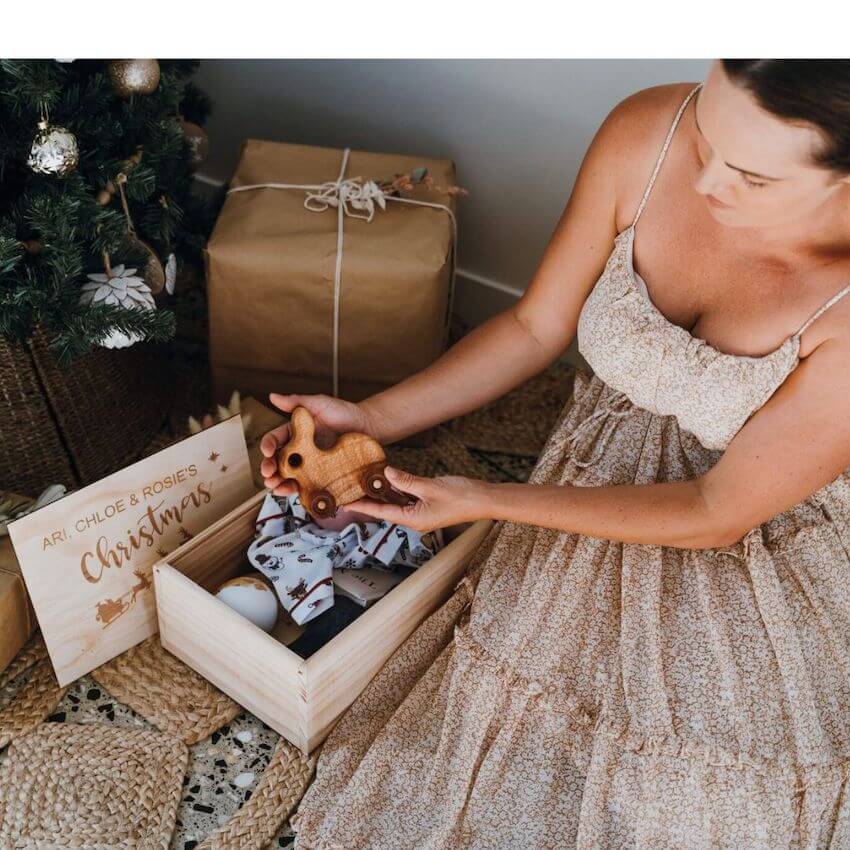 Christmas Box Australia | Personalised Wooden Box