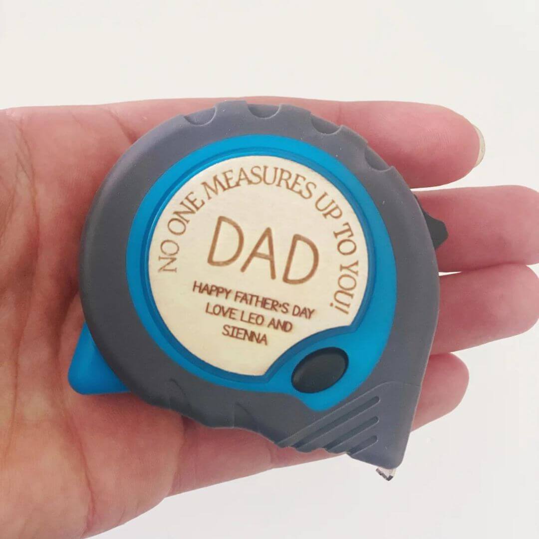 Personalised Measuring Tape | Customised Gift for DIY Dad