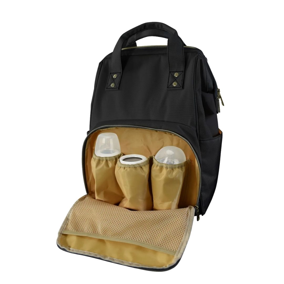 Personalised Nappy Bag - Black