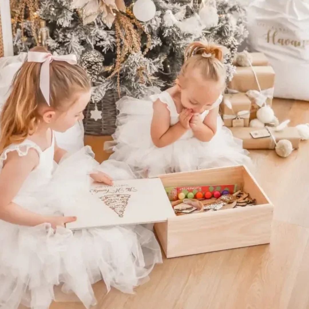 Personalised Wooden Christmas Box