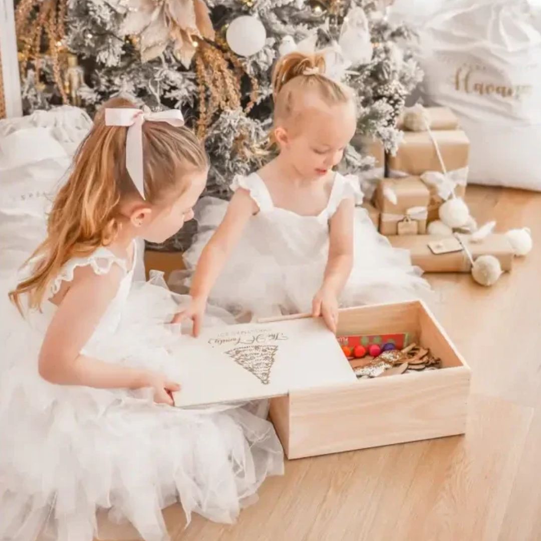 Personalised Wooden Christmas Box