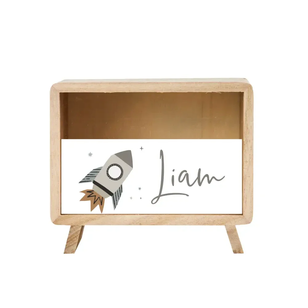 Personalised Wooden Money Box