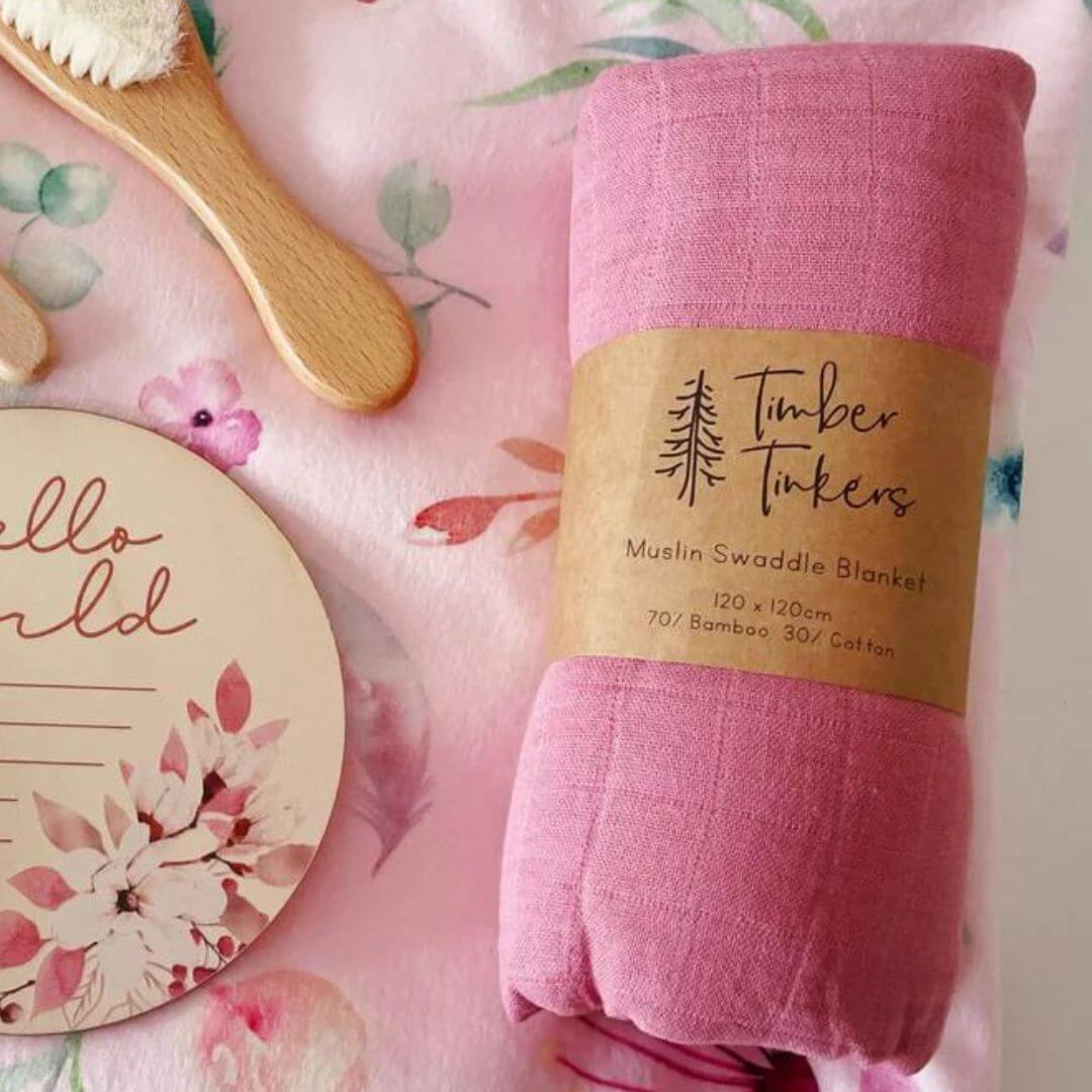 Baby Girl Gift Box | Pink Floral Newborn Hamper