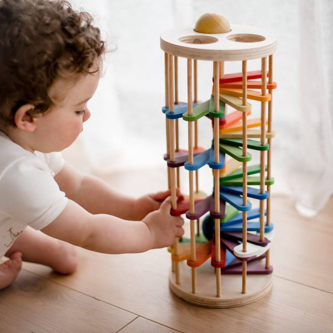 Wooden Pound a Ball Tower