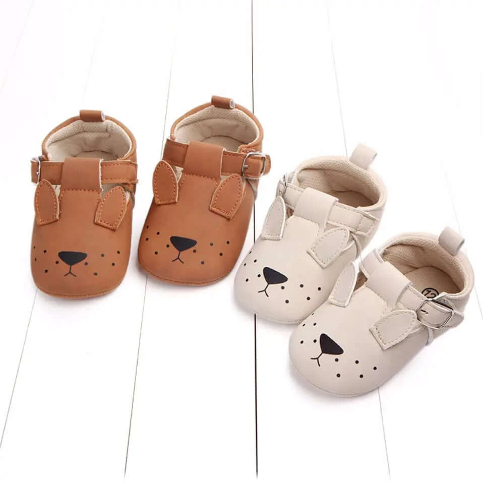 Puppy Baby Shoes | Cute Baby Moccs - Lulu Babe