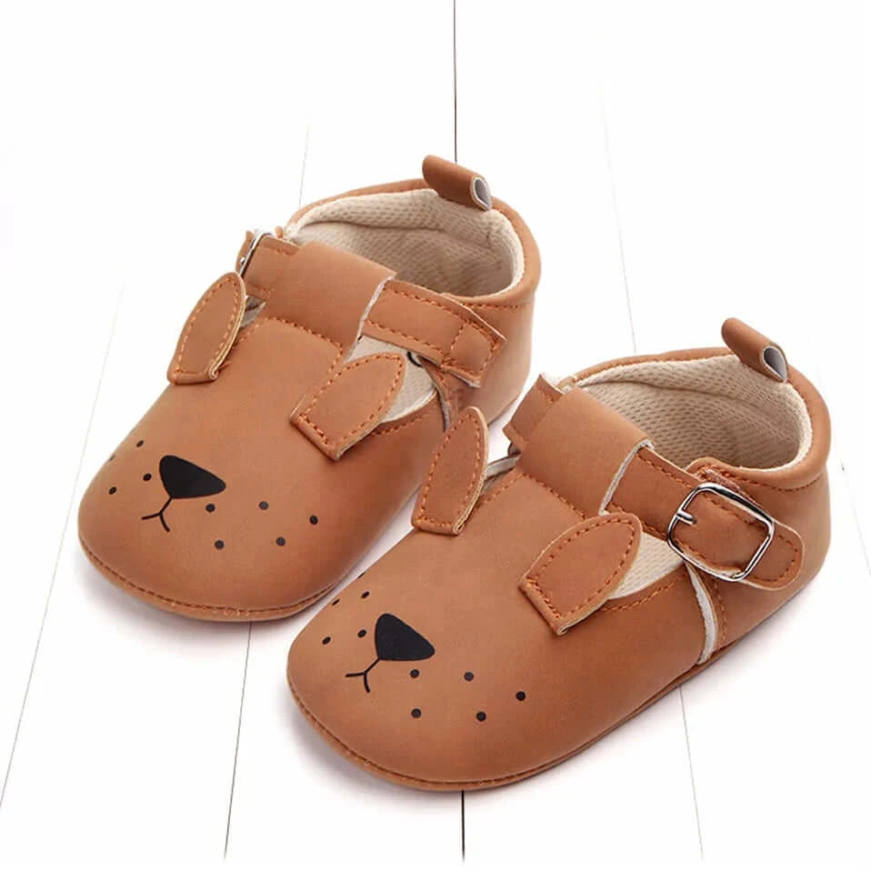 Puppy Baby Shoes | Cute Baby Moccs - Lulu Babe
