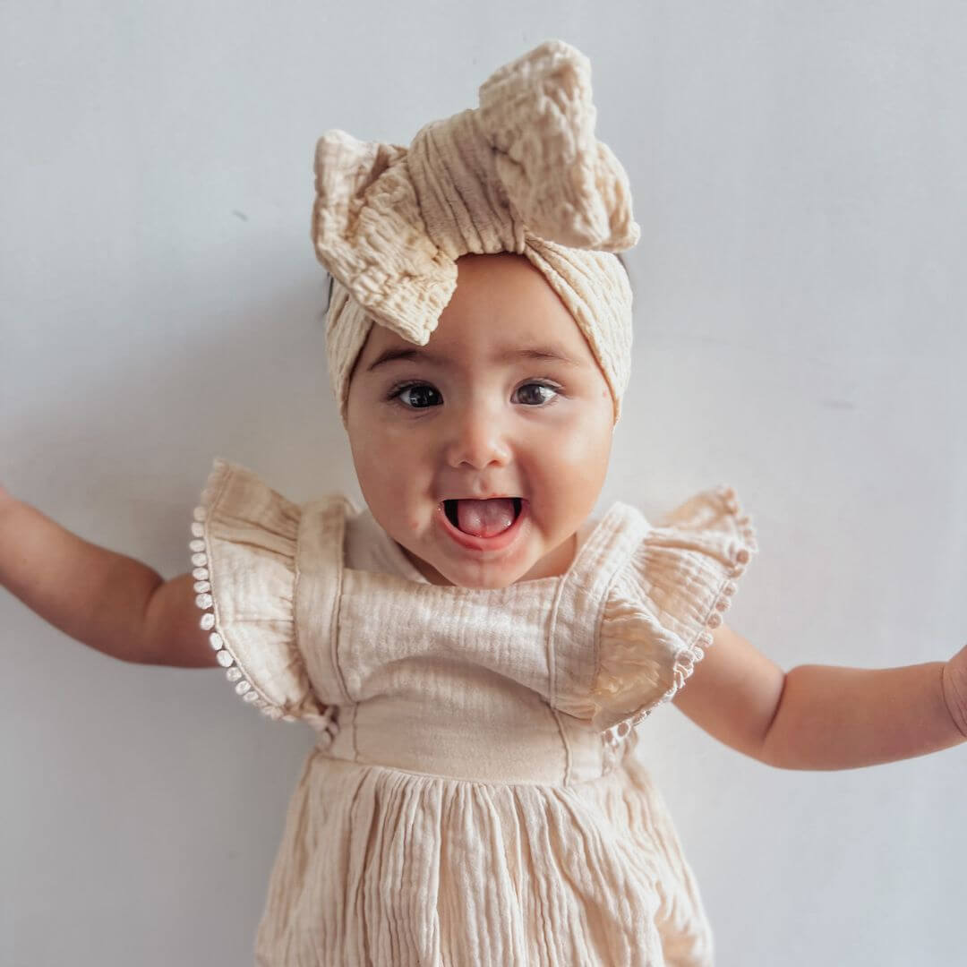 Serenity Oversized Topknot | Adorable Headband for Babies and Toddlers - Lulu Babe