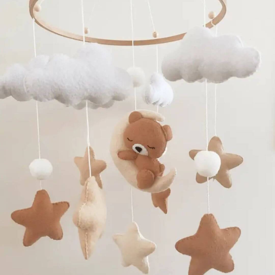 Teddy Bear Baby Cot Mobile