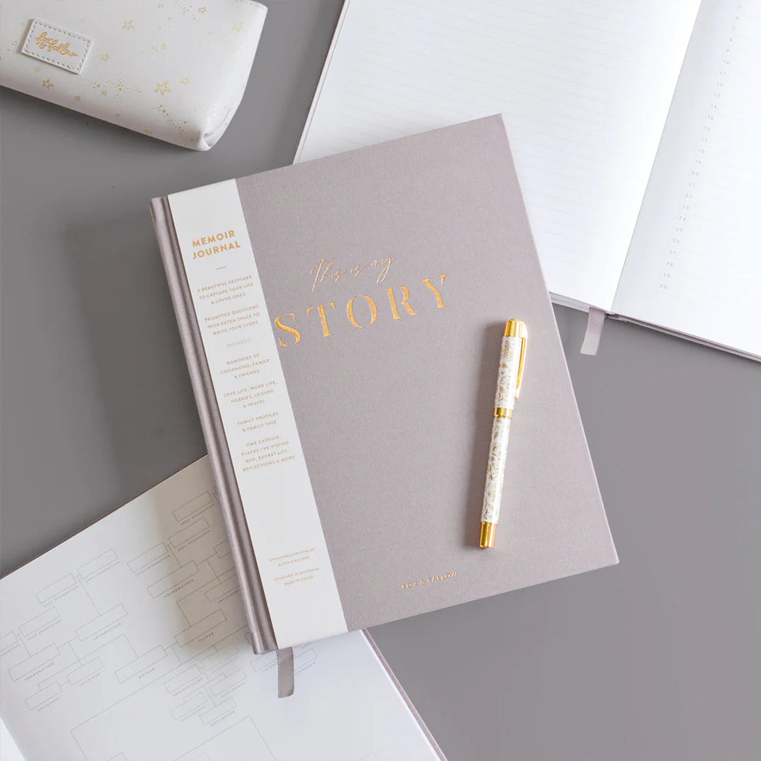 This Is My Story – A Beautiful Memoir Journal - Fox & Fallow