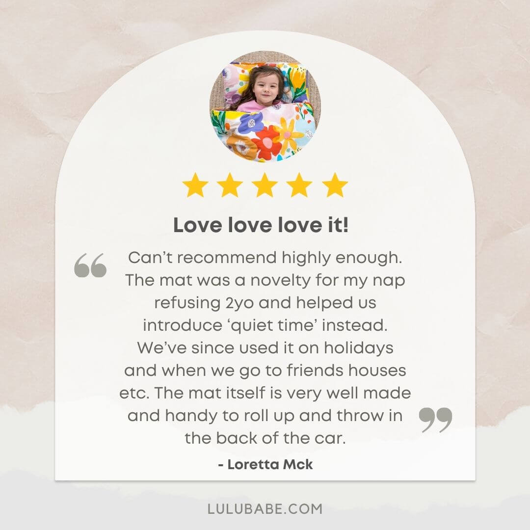 Kids Nap Mat | Portable Toddler Nap Mat Australia - Morgy and Wills