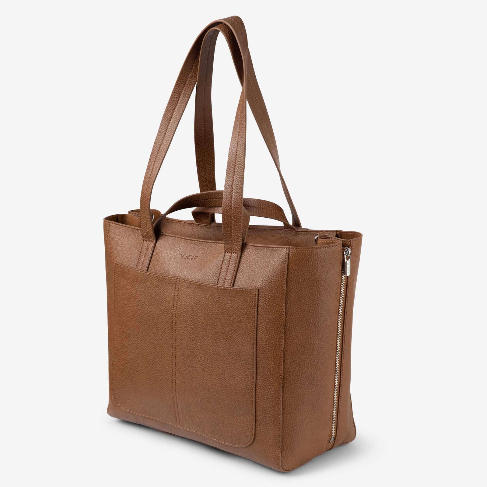 VANCHI Ida Nappy Tote Tan - Stylish and Functional Baby Bag