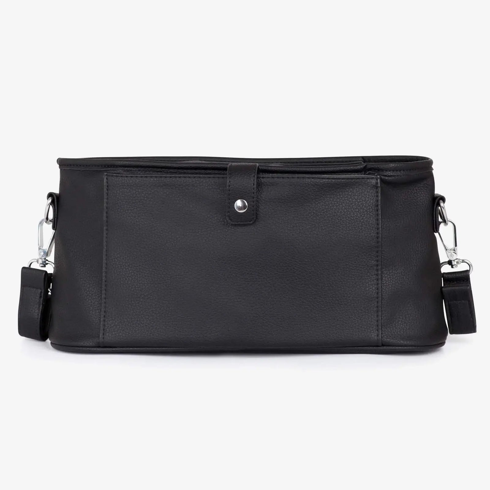 VANCHI Pram Caddy Black | Stroller Organiser with Free Pram Clips