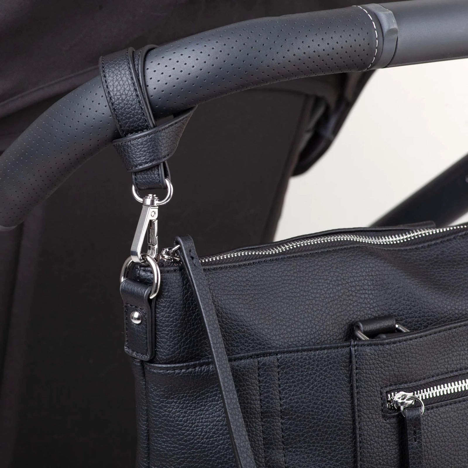 Matching Vegan Leather Pram Clips