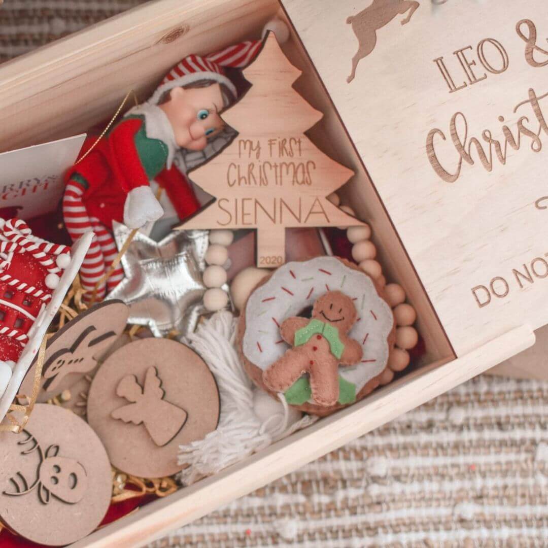 Christmas Box Australia | Personalised Wooden Box