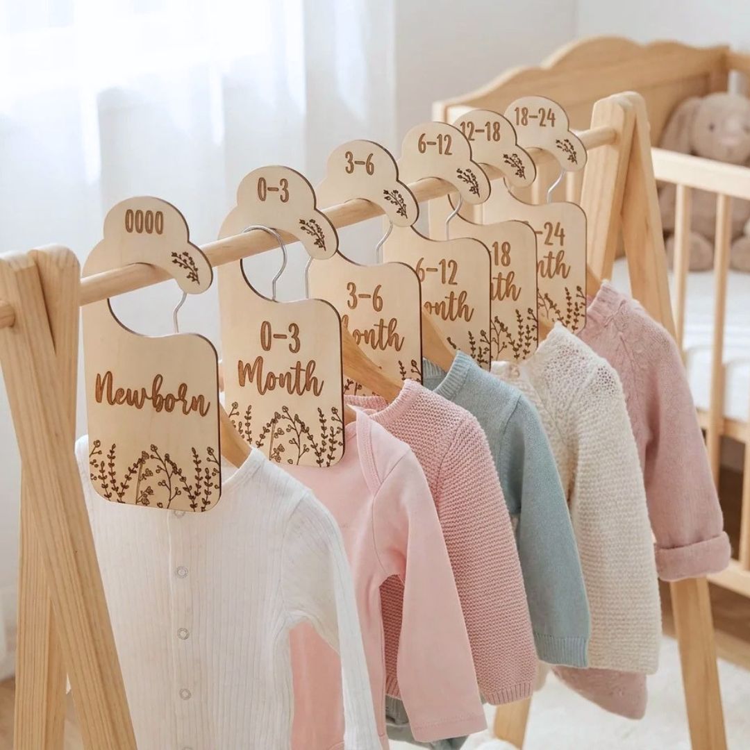 Wooden Wardrobe Dividers - Botanical