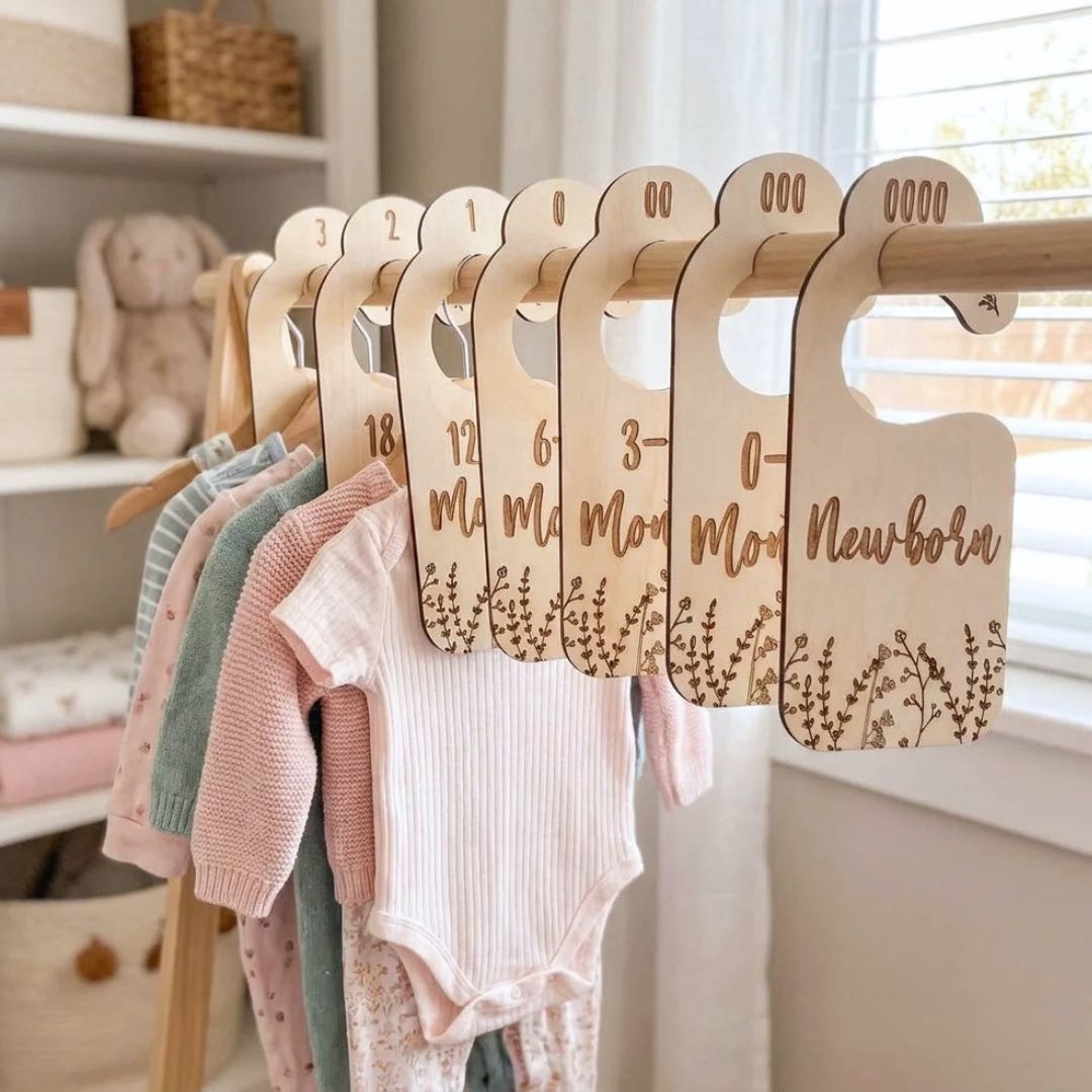 Wooden Wardrobe Dividers - Botanical