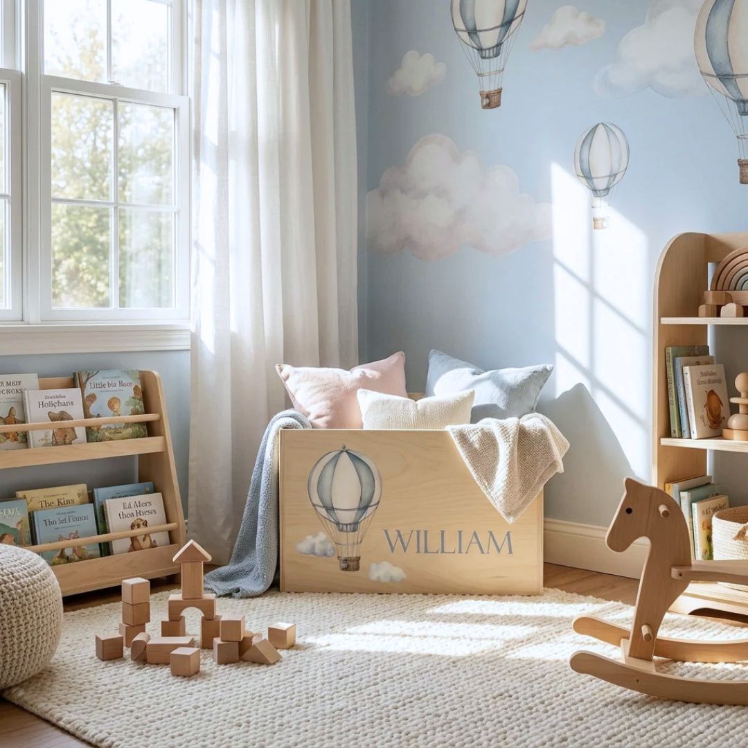 Personalised Wooden Toy Box