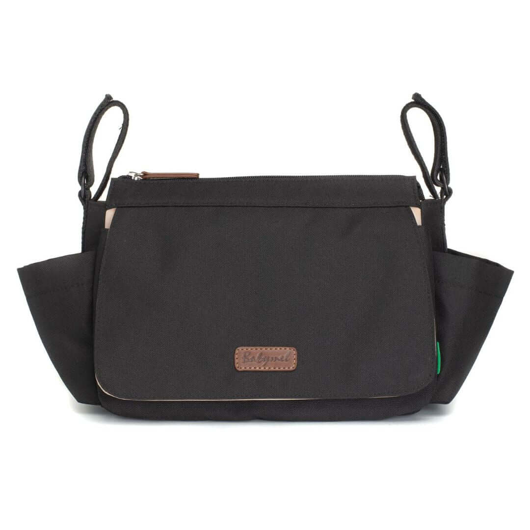 Babymel Eco Pram Caddy Black | Stroller Bag - Babymel