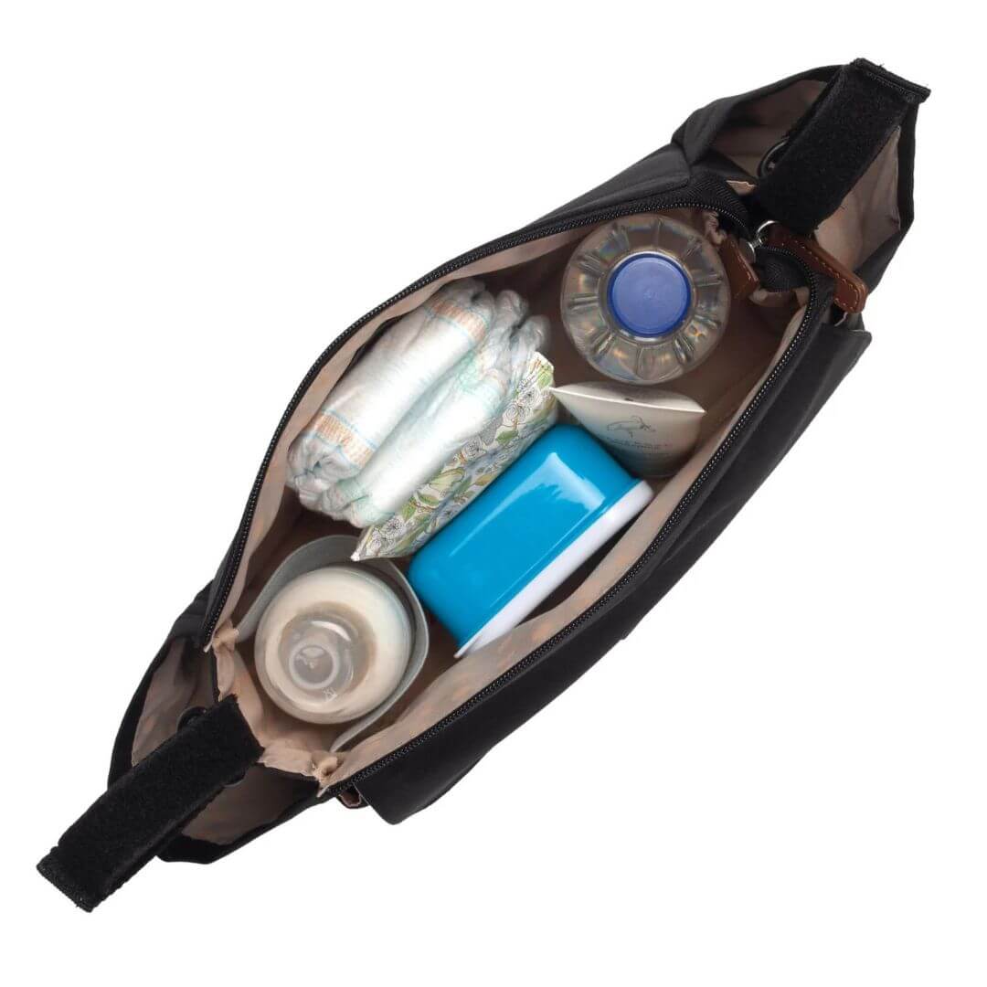 Babymel Eco Pram Caddy Black | Stroller Bag - Babymel