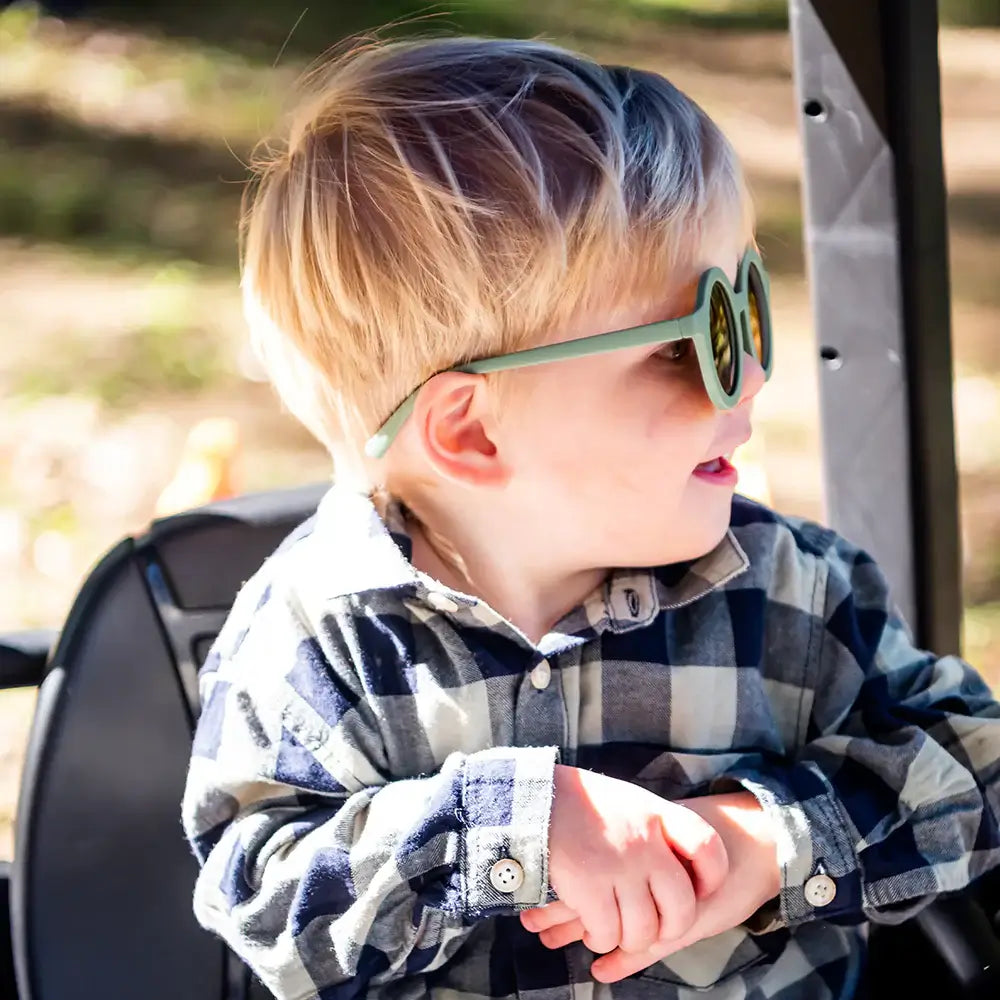 Dakota Kids Sunglasses Olive | Little Renegade Company