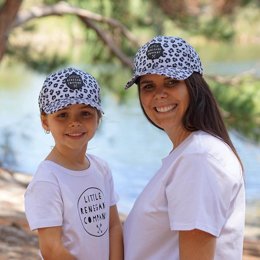 Snow Leopard Baseball Cap - Stylish Hat for Babies to Adults - Lulu Babe